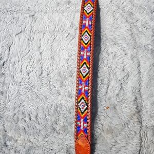 L.L. Bean Hand-Crafted Western Beaded Belt